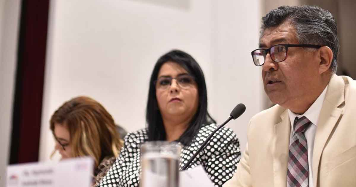 Recibe LXV Legislatura comparecencia del secretario de Gobierno, Eric Cisneros