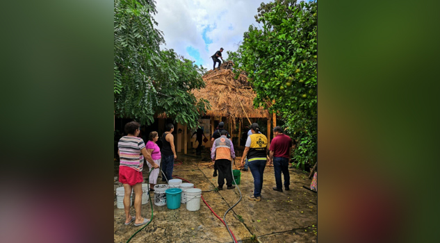 Se incendia una Palapa en Naranjos