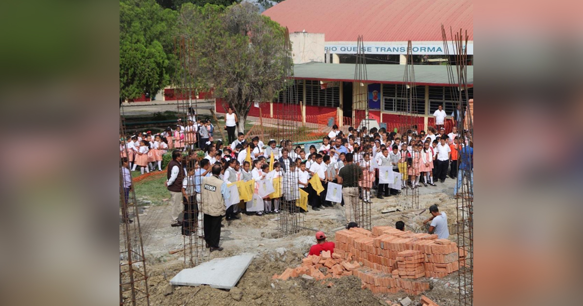 Destinan 5MDP para la Primaria Benito Juárez