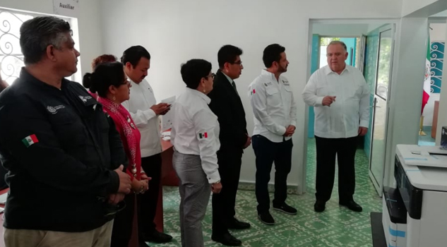 Inaugura Edel Alvarez en Pueblo Viejo instalaciones del Juzgado Mixto