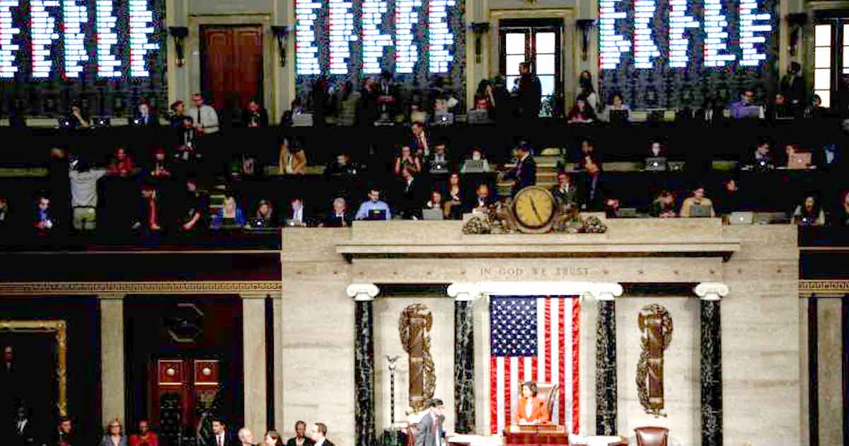 El Congreso de EE UU vota a favor del “impeachment” contra Trump