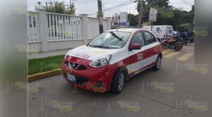 Se impactó contra un taxi y resultó lesionado en la 20 de noviembre de Poza Rica
