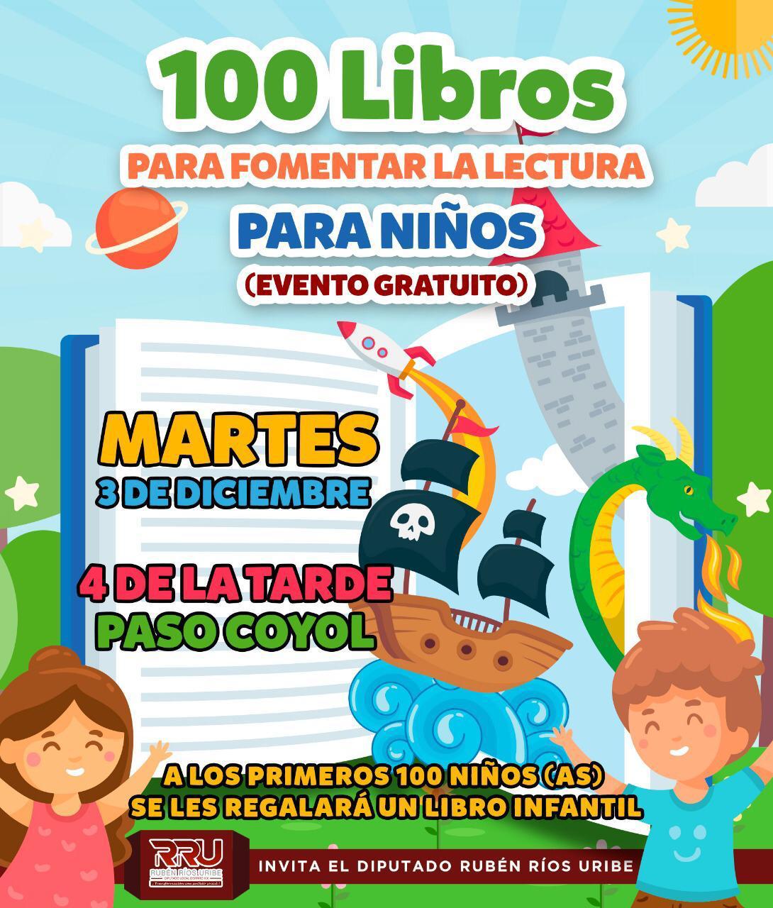 Hábito de lectura en niñez veracruzana, benéfico para el desarrollo intelectual: Ríos Uribe