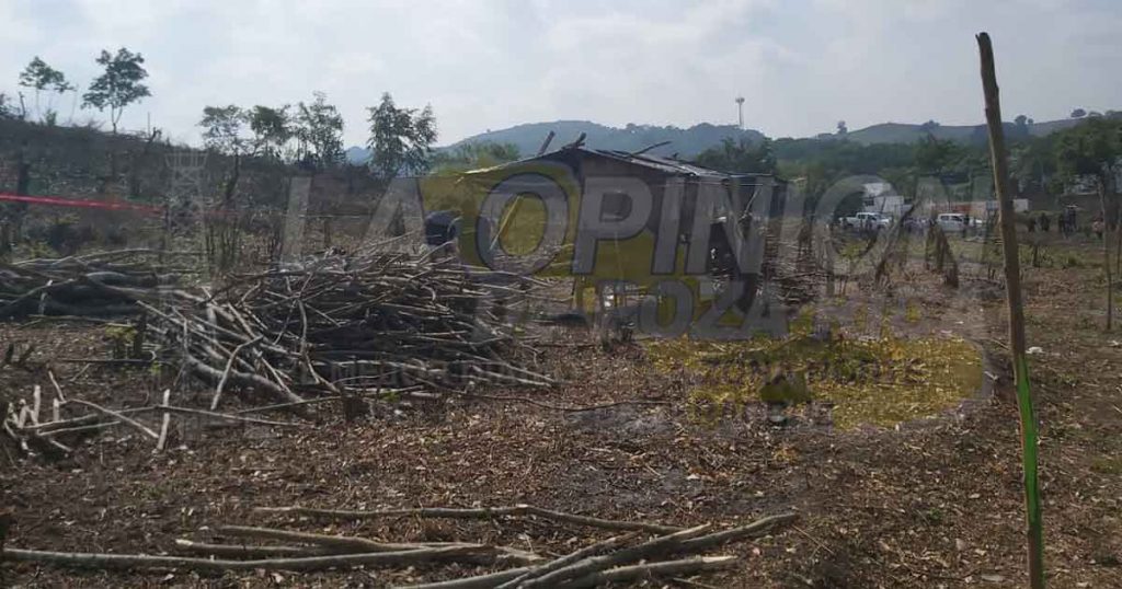 Realizan diligencias en terrenos de la parcela 44 ubicada atrás del CBTIS 78