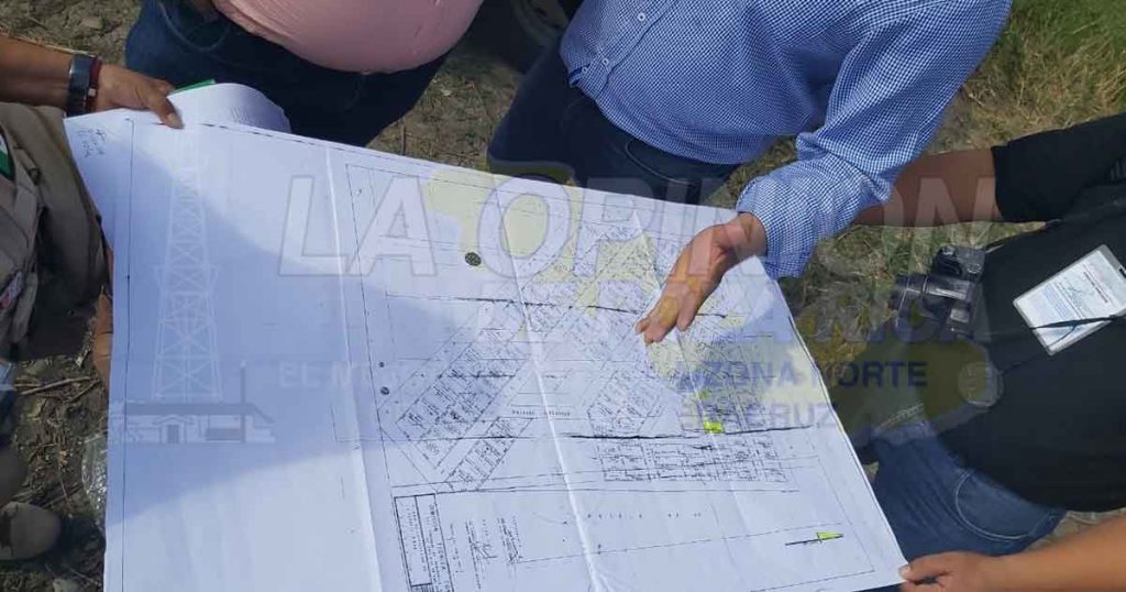 Realizan diligencias en terrenos de la parcela 44 ubicada atrás del CBTIS 78