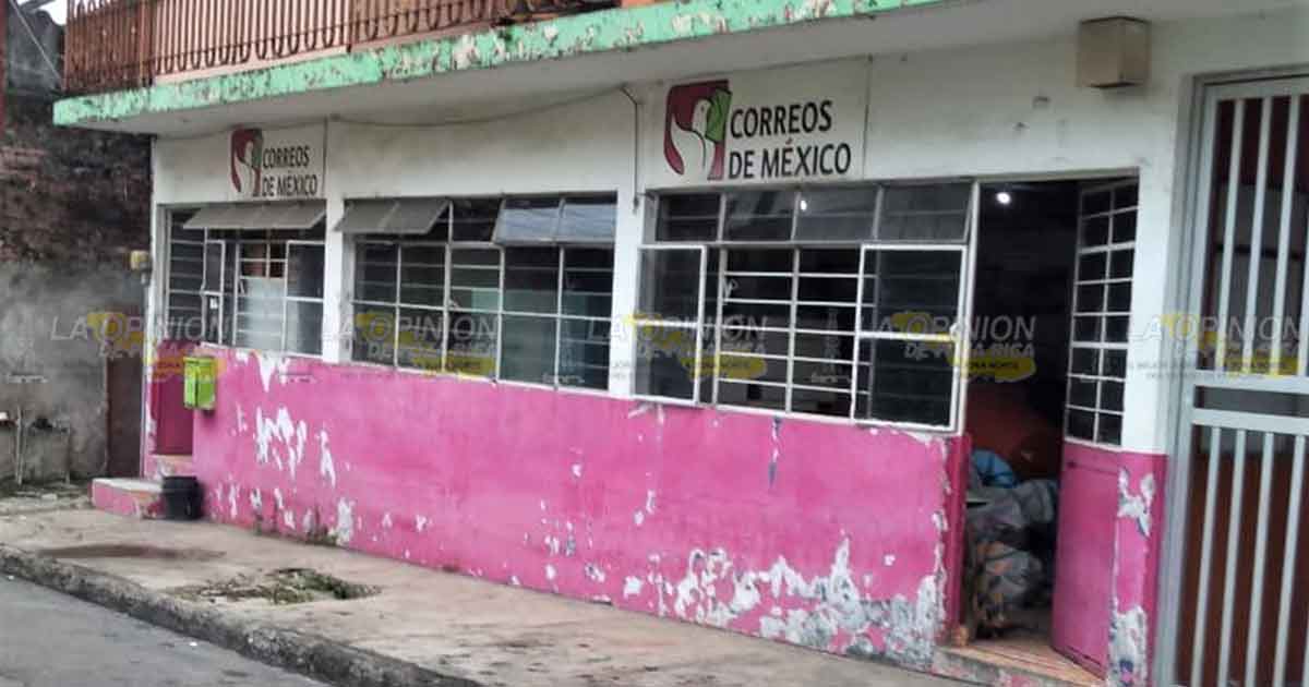 Situación adversa para trabajadores de Correos en Tuxpan