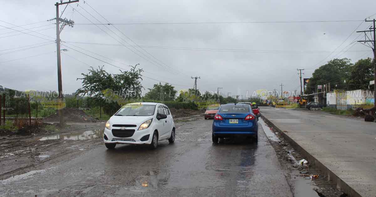 Carretera Poza Rica – Coatzintla circula en doble sentido