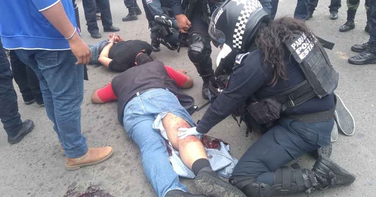 Policias vs. secuestradores; caen tres