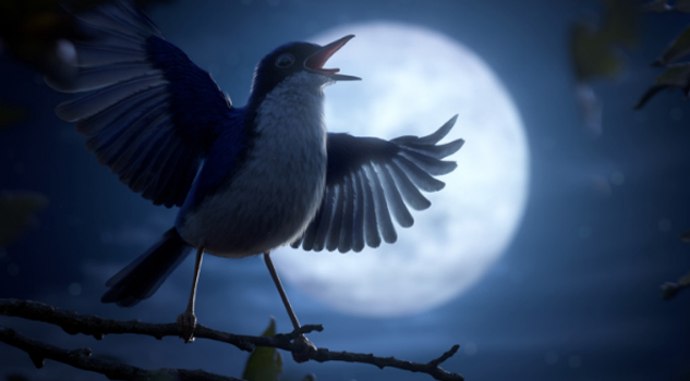 "Maestro", un cortometraje de animación con criaturas del bosque cantando ópera a la luz de la luna