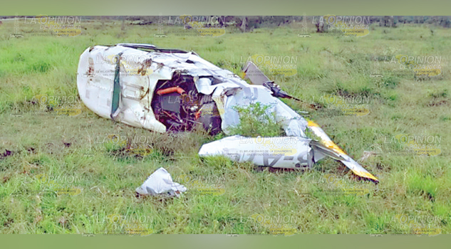 ¡Se desploma helicóptero! realizaba un sobrevuelo en Tlalixcoyan