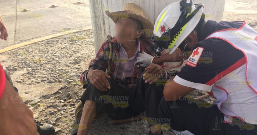 Hospitalizan a ancianito