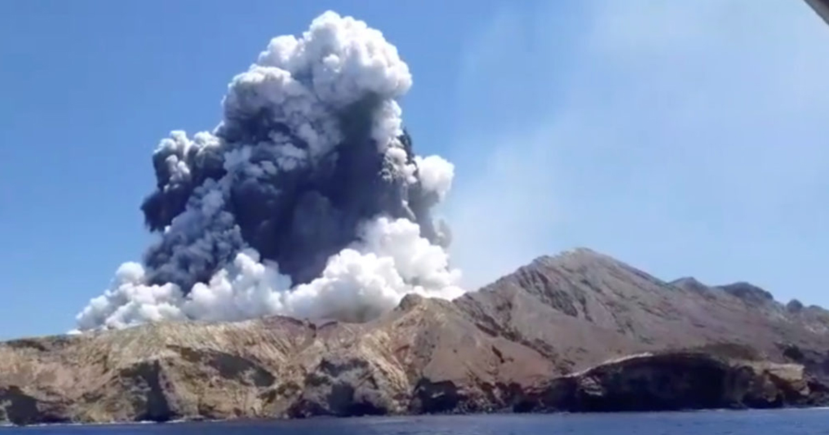 Sube a 17 cifra de muertos por erupción del volcán Whakaari
