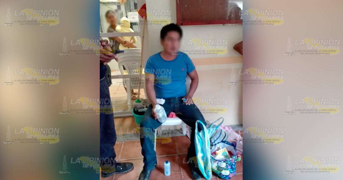 Se sintió mal, al parecer no desayunó