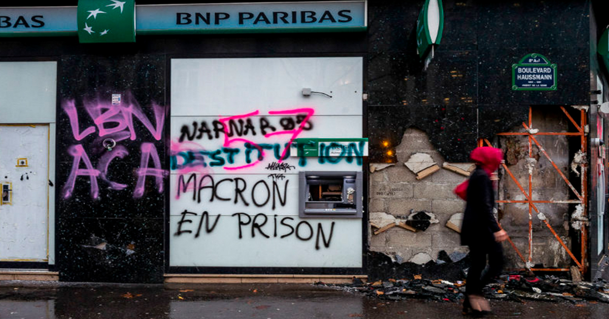 Francia enfrenta su quinto día de huelga contra reforma de pensiones