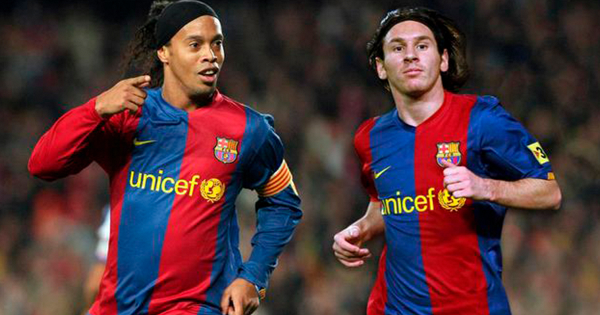 Ronaldinho fue contundente y aseguró que Messi no es "el mejor de la historia"