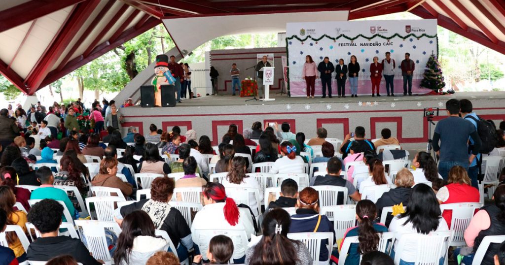 Celebran CAIC´s del DIF de Poza Rica Festival Navideño