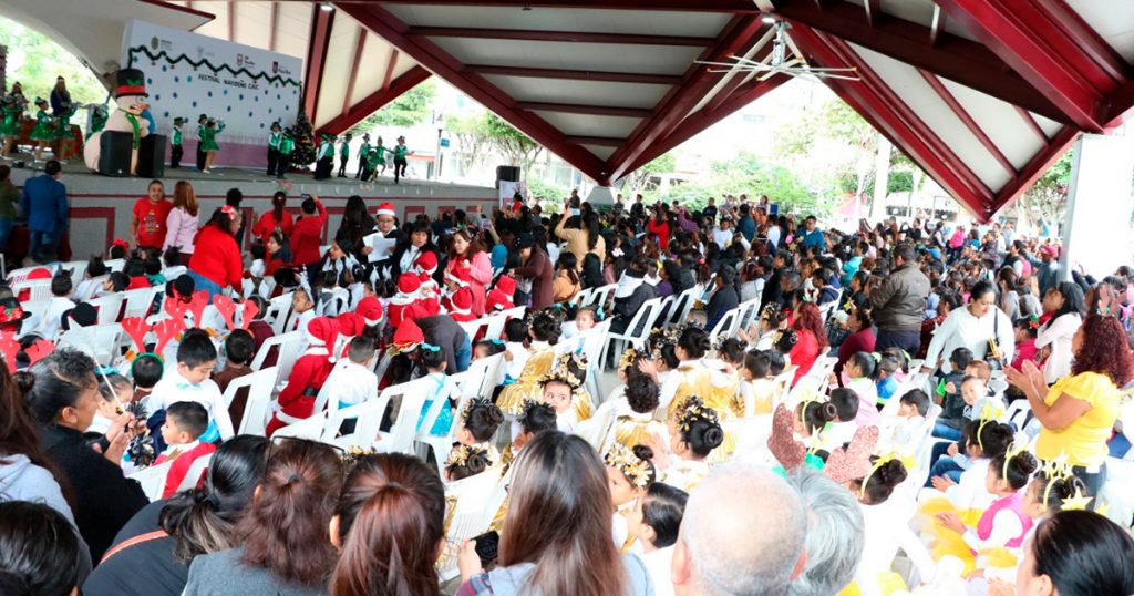 Celebran CAIC´s del DIF de Poza Rica Festival Navideño