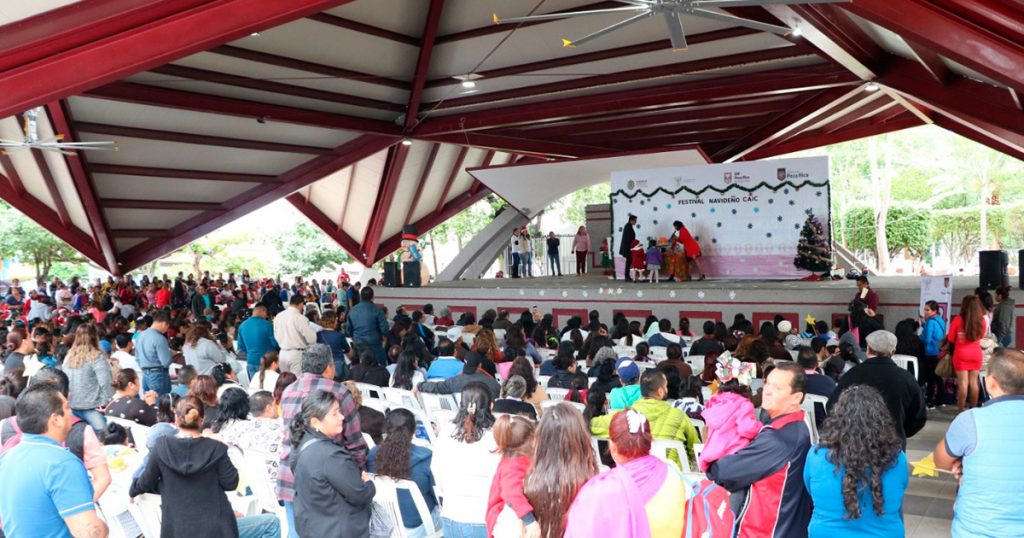 Celebran CAIC´s del DIF de Poza Rica Festival Navideño