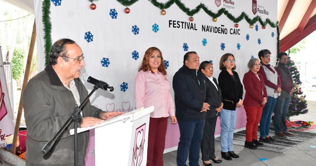 Celebran CAIC´s del DIF de Poza Rica Festival Navideño
