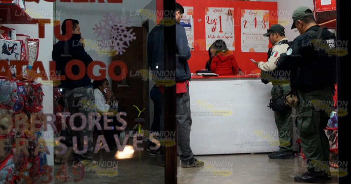 Roban en tienda de cobertores a un costado de la Ganadera Local