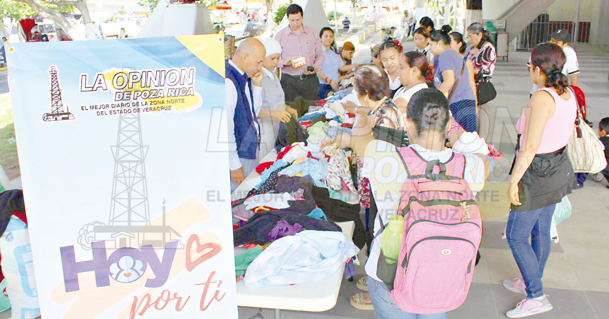 Éxito en bazar "Hoy por ti"