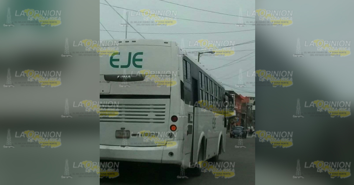 Conductor de autobús casi mata a pasajera