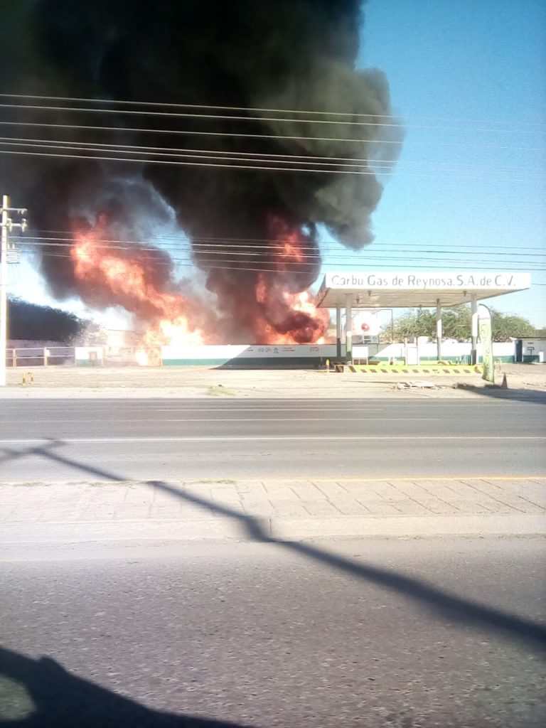 Explota gasera en Reynosa, Tamaulipas; Reportan solo daños