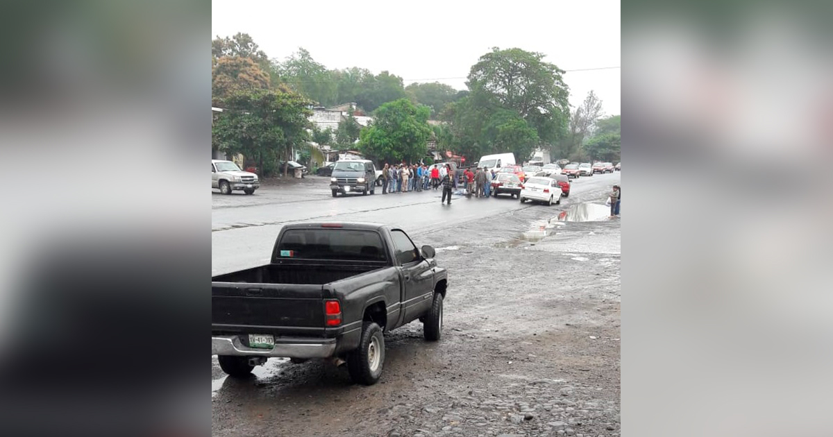 Taxista atropella a un septuagenario sobre la carretera federal Tuxpan-Tampico