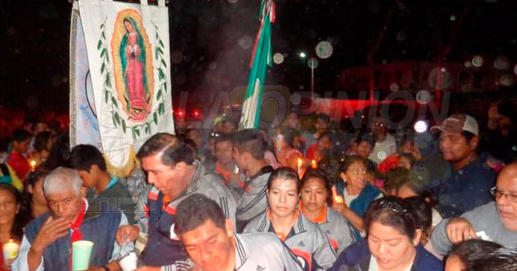 Listos para recibir el Fuego Guadalupano