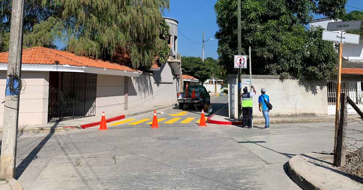 Cambian a un solo sentido céntrica calle 2 de abril
