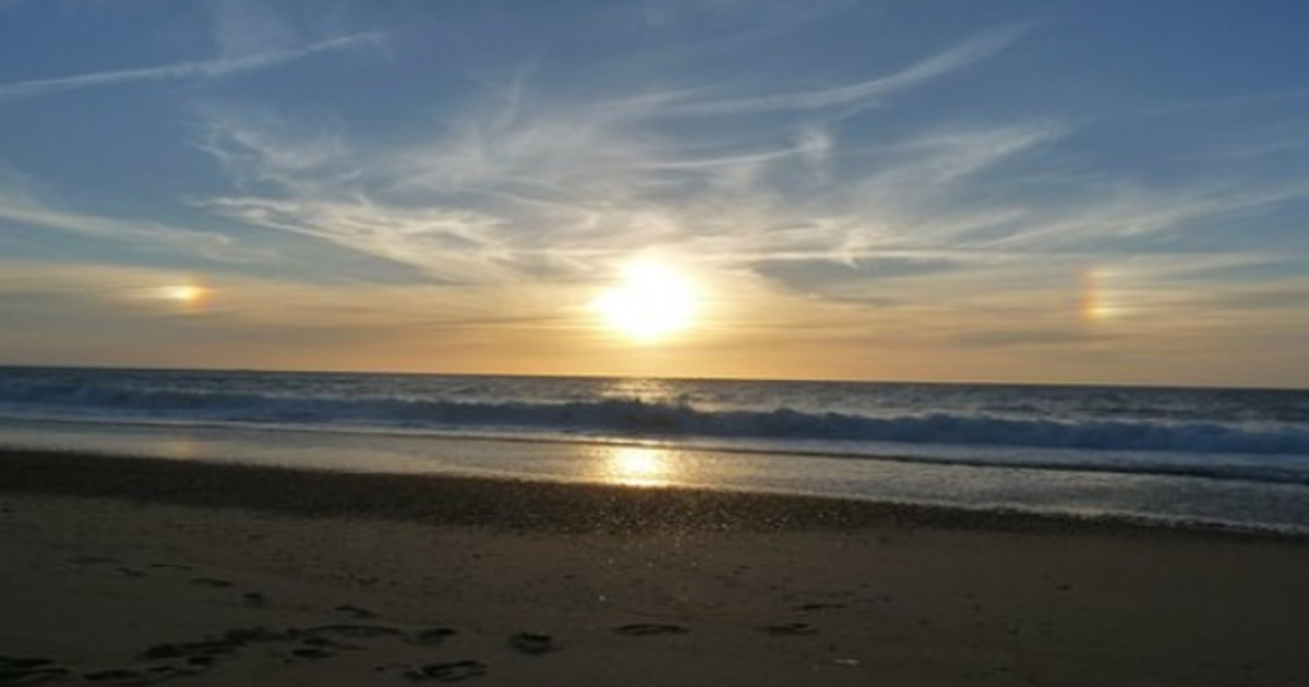 Captan la aparición de tres soles en el cielo de una ciudad en China (VIDEO)
