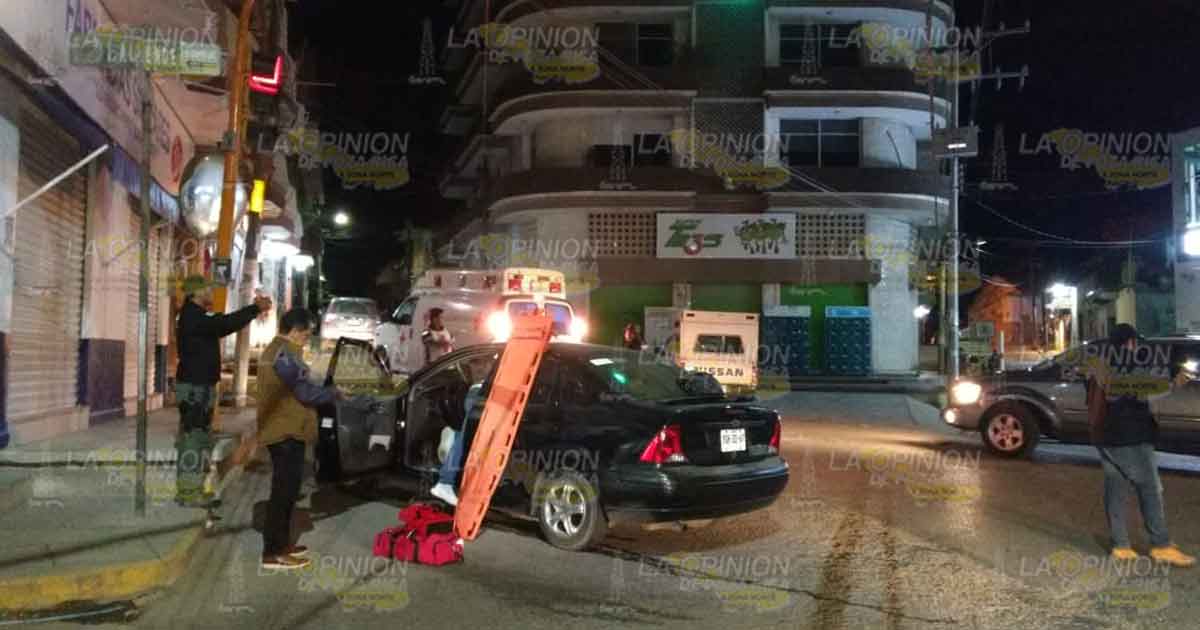 Una persona lesionada en aparatoso accidente