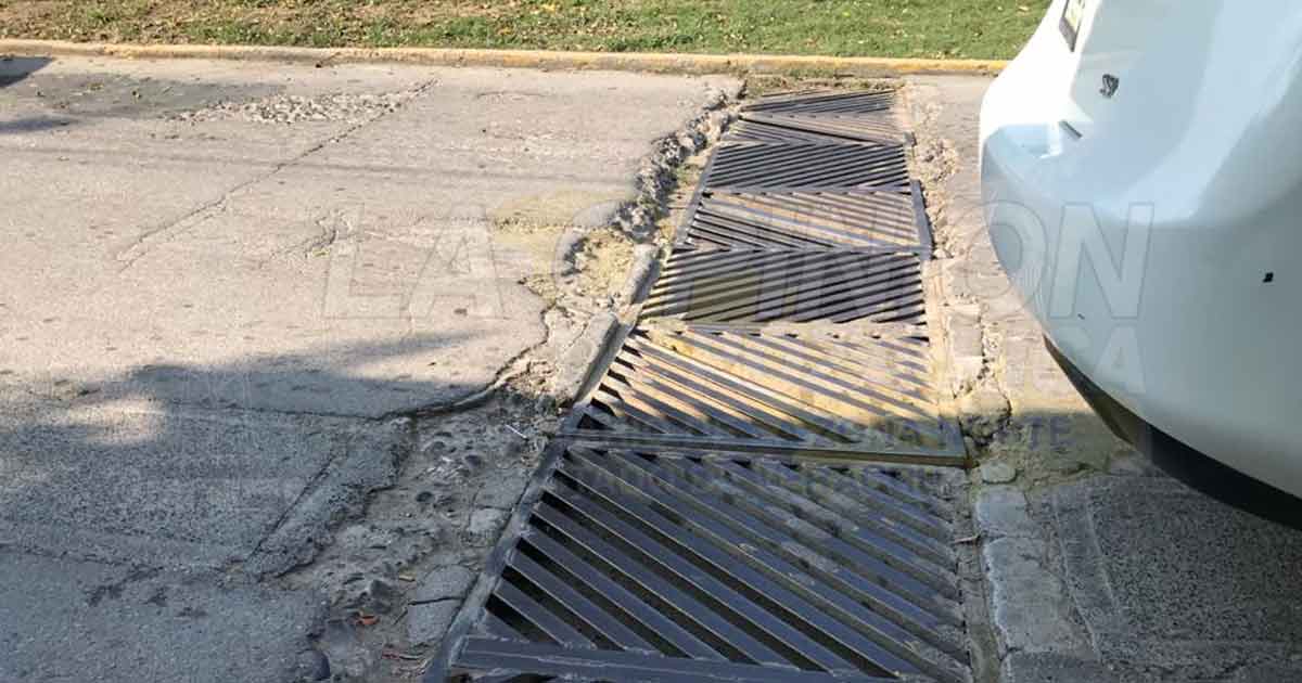 Daño en coladeras un riesgo latente