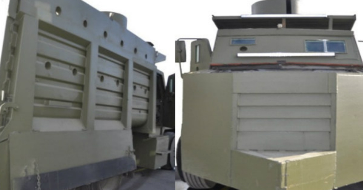 Decomisan presuntos “tanques” blindados propiedad de un cártel (Video)