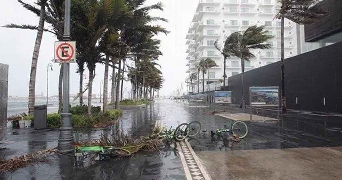 Norte en Veracruz podría alcanzar rachas de 105 km/hora