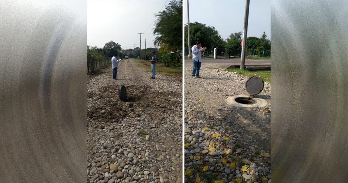 Funcionarios del ORFIS hacen auditoría de Obra Pública al gobierno de Álamo