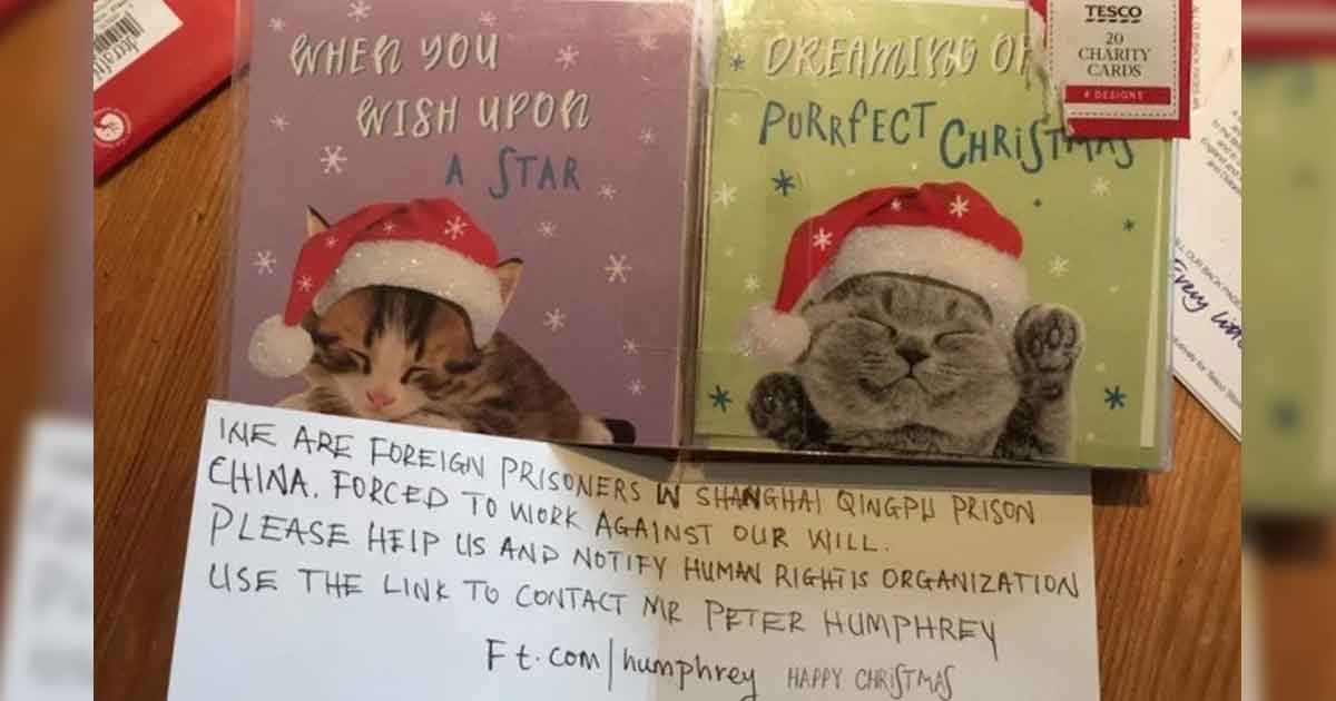 Niña encuentra mensaje de auxilio en tarjeta fabricada en China