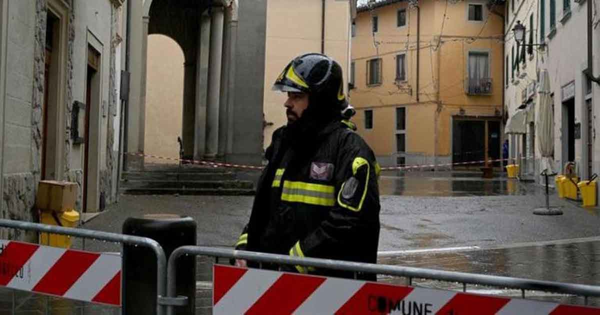 Se registra sismo de 4.5 en Italia