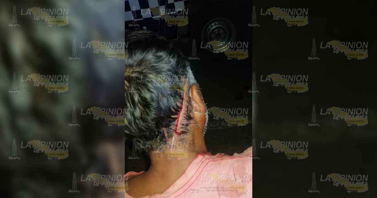 Casi lo matan de certero machetazo en la cabeza