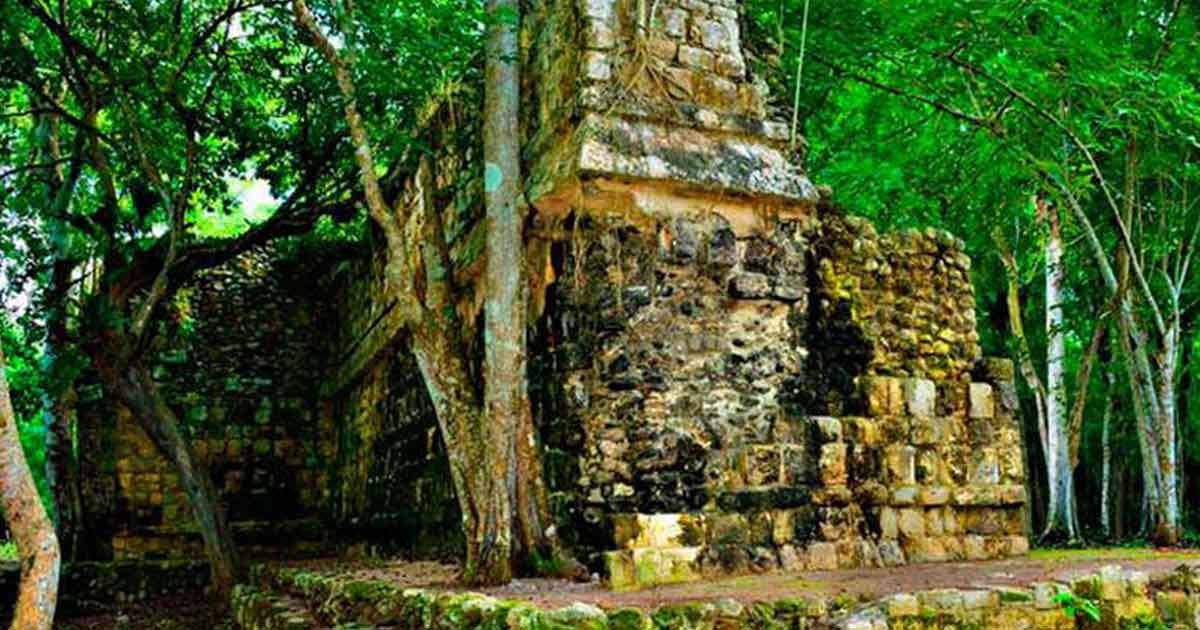 Descubren palacio maya en la zona arqueológica de Kulubá, en Yucatán
