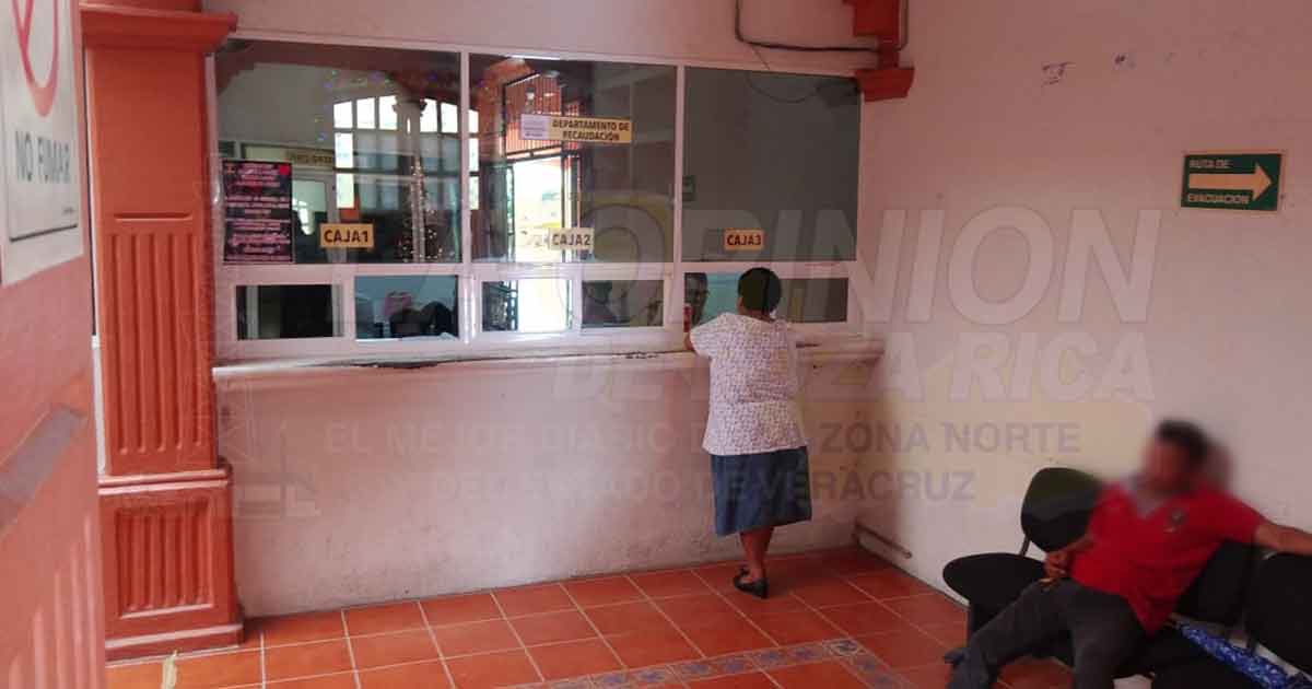 Escasa respuesta a los descuentos en el predial en Coatzintla