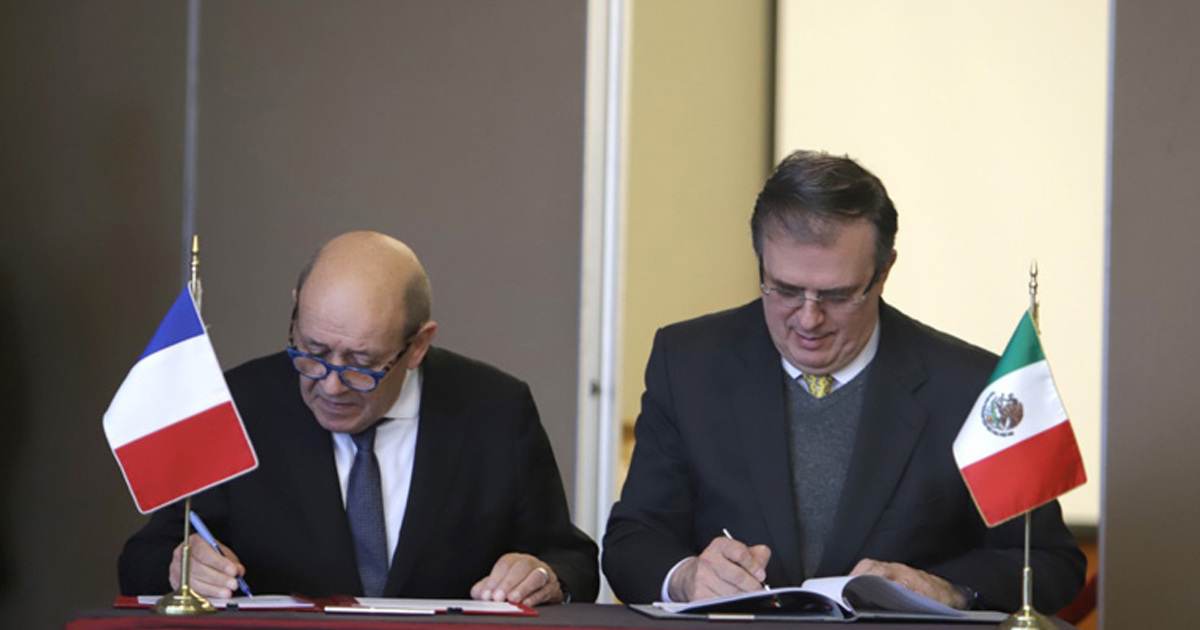 México y Francia firman acuerdo: enseñarán francés en secundarias públicas