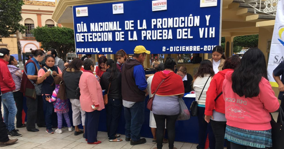 Papantla libre de alerta del VIH