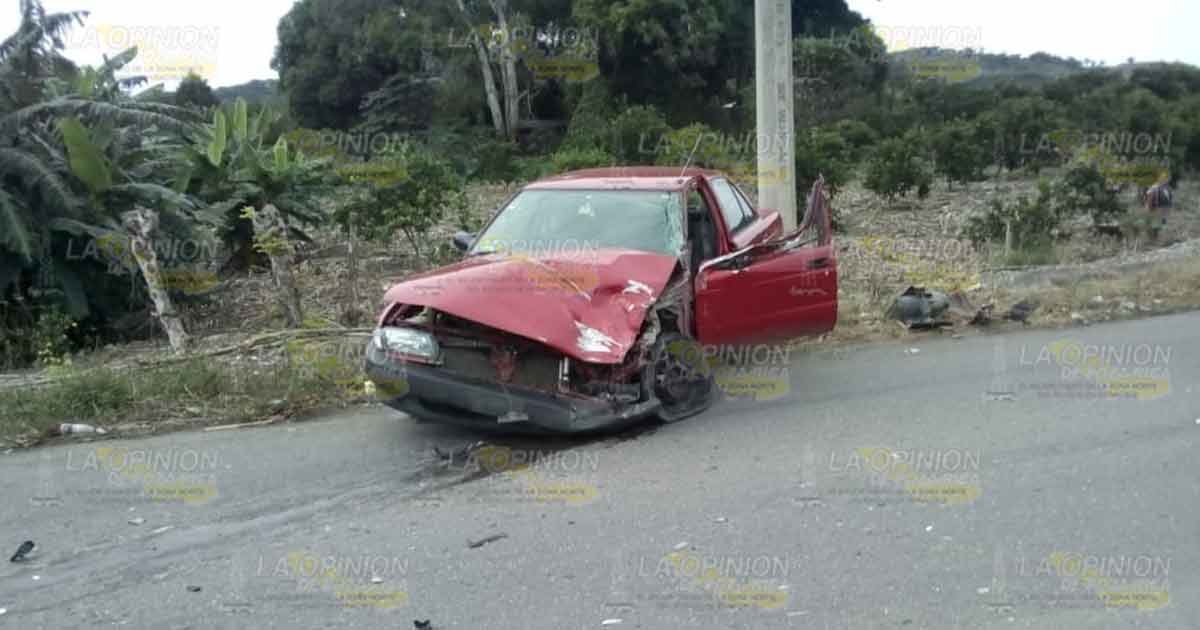 Encontronazo en Palma Sola Coatzintla