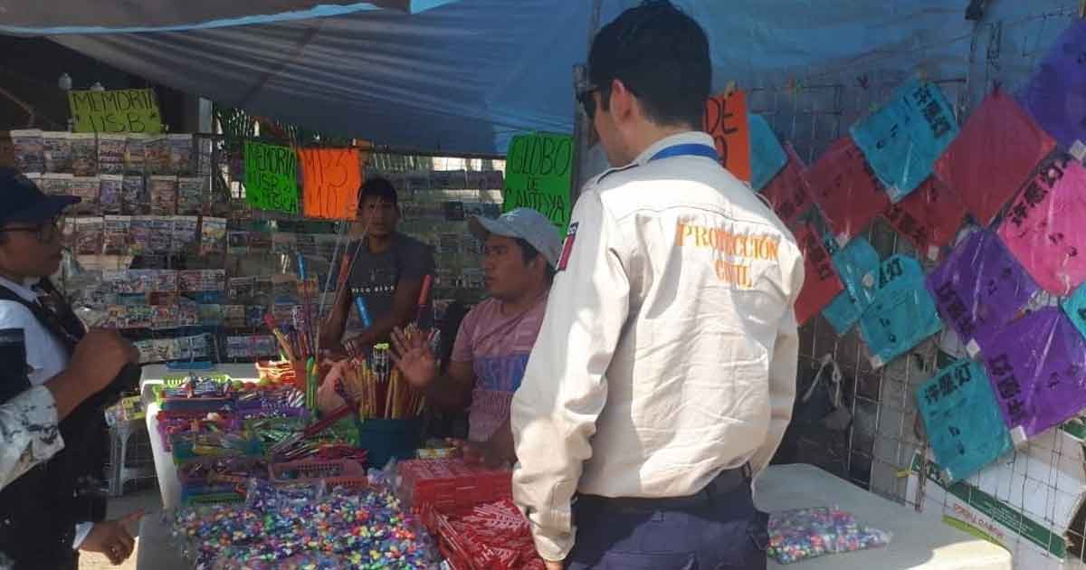 Gobierno de Poza Rica supervisa venta de productos Pirotécnicos