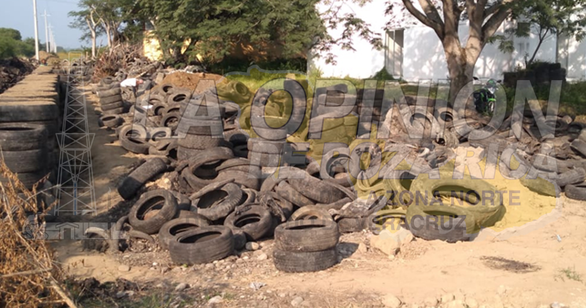 Reciclan neumáticos: con ellos construirán bardas perimetrales y muros de contención