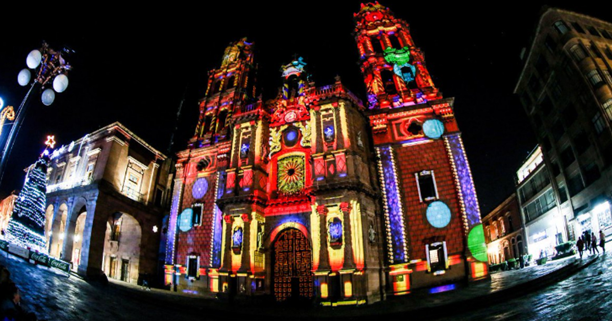 San Luis Potosí “se pinta” de colores con Fiesta de Luz de Invierno