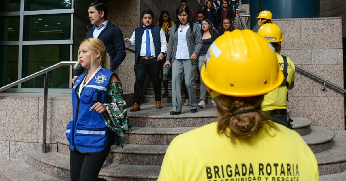 Se realizarán 3 simulacros de sismo en todo el país cada año a partir de 2020