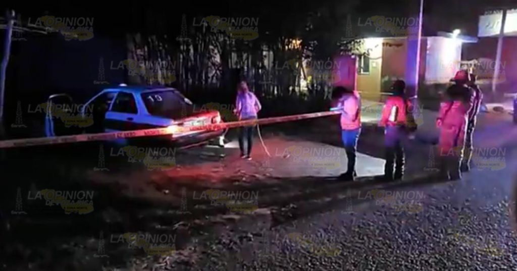 Asesinan a Taxista en Tuxpan