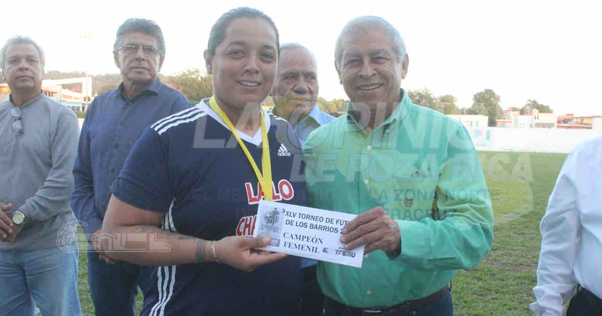 Lalo Chapultepec unas merecidas campeonas